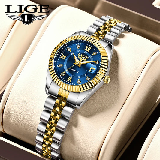 LIGE Top Luxury Watch For Women