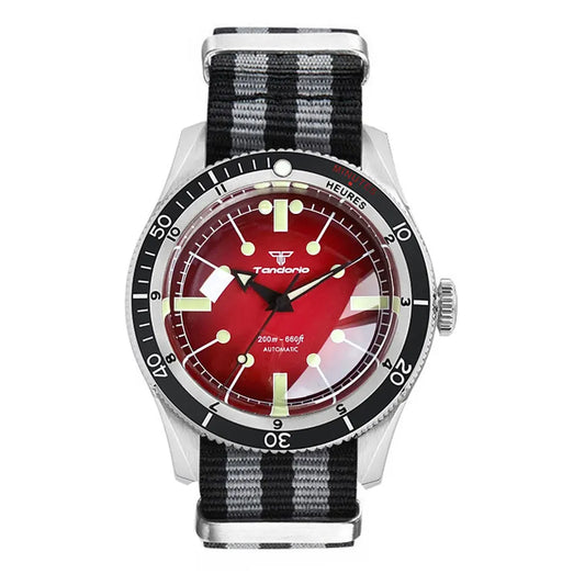 Tandorio Red Dial Mechanical Men's Watch
