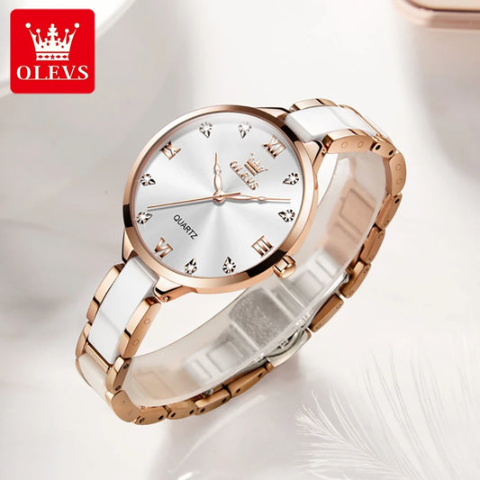 OLEVS Women Watch Elegant Luxury Original Quartz Watch